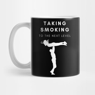 My Body Is A Machine That Turns Cigarettes Into Smoked Cigarettes Mug